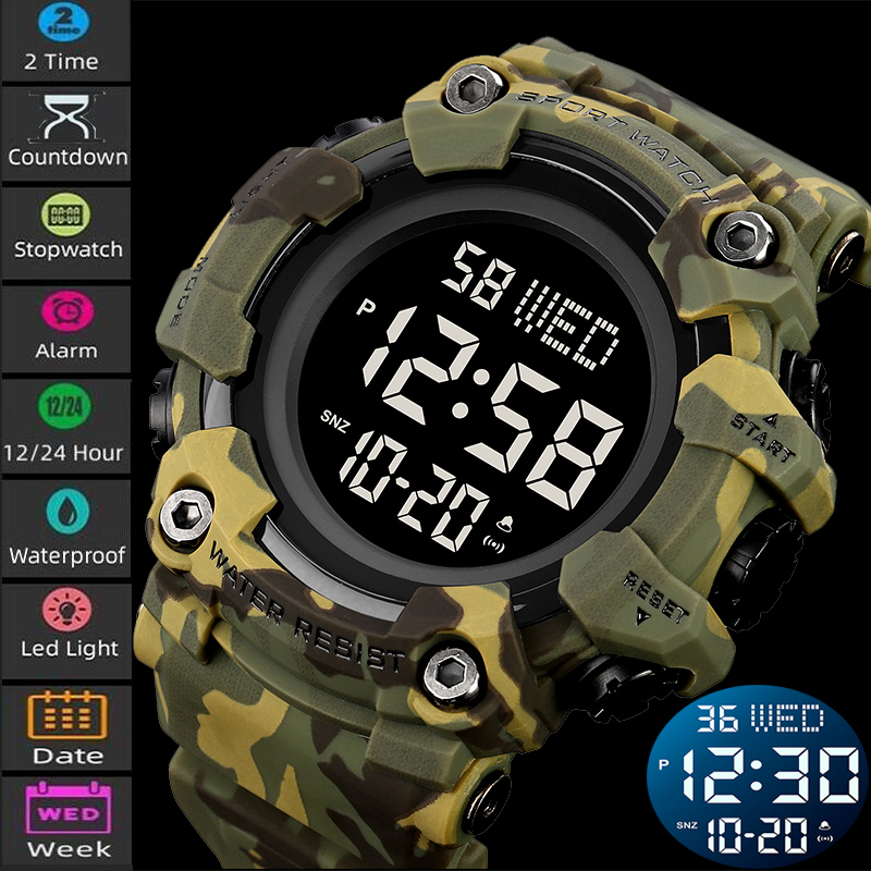 Tide Watch Surf - Skmei Luxe Mode Sporthorloges Heren Waterdichte