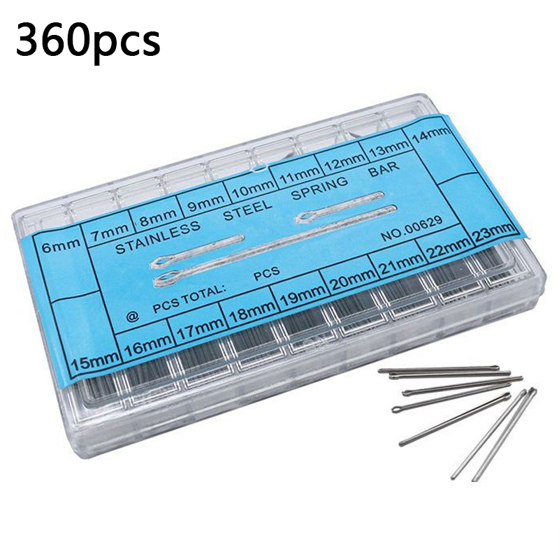 Spring Bar Tool - 360 Stuks Split Pins Roestvrij Stalen