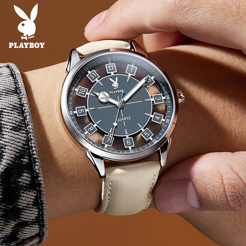 Smartwatch Branded Watches For Men - PLAYBOY 3137 Merk Quartz Horloge Voor
