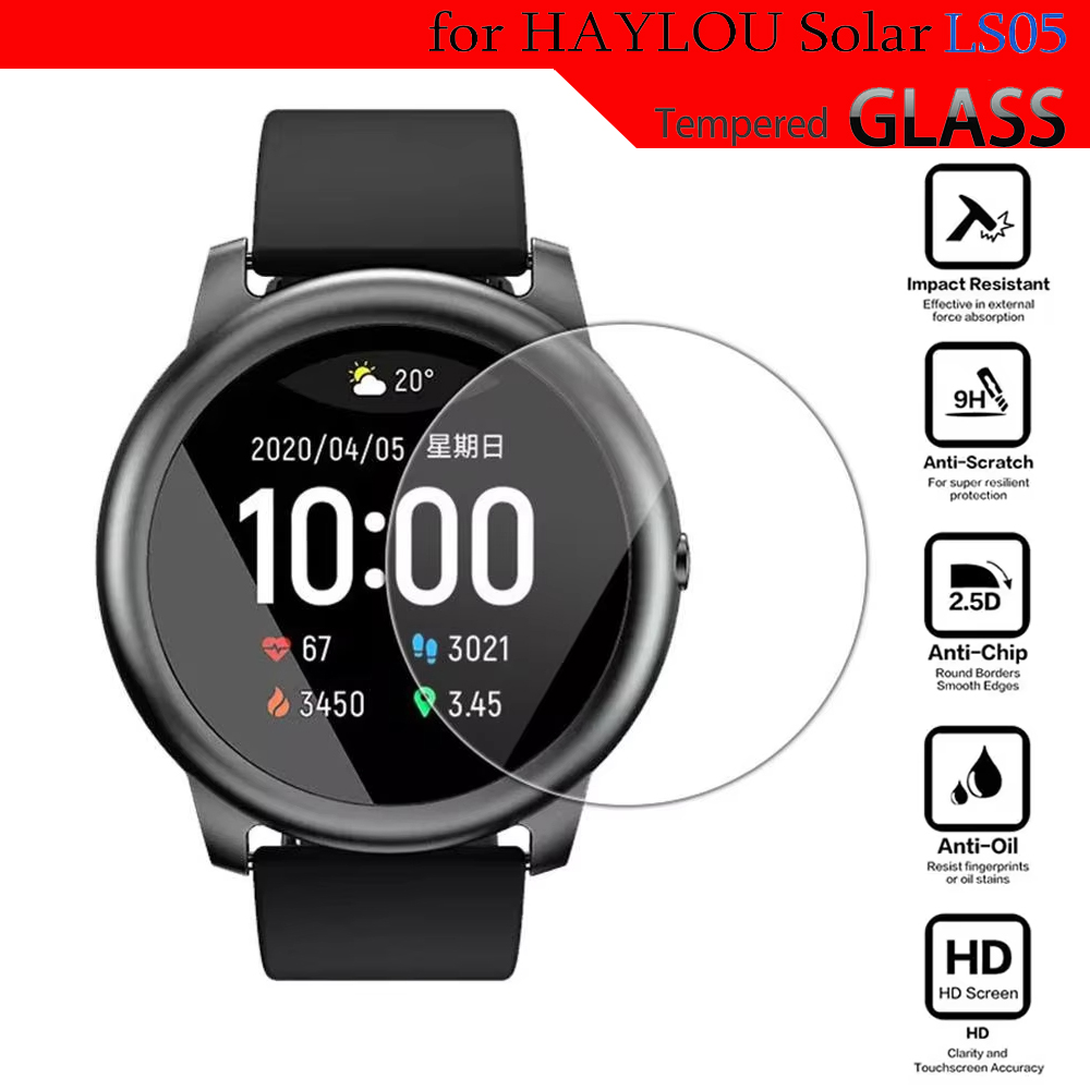 Solar Powered Watch - Gehard glas voor HayLou Solar LS05