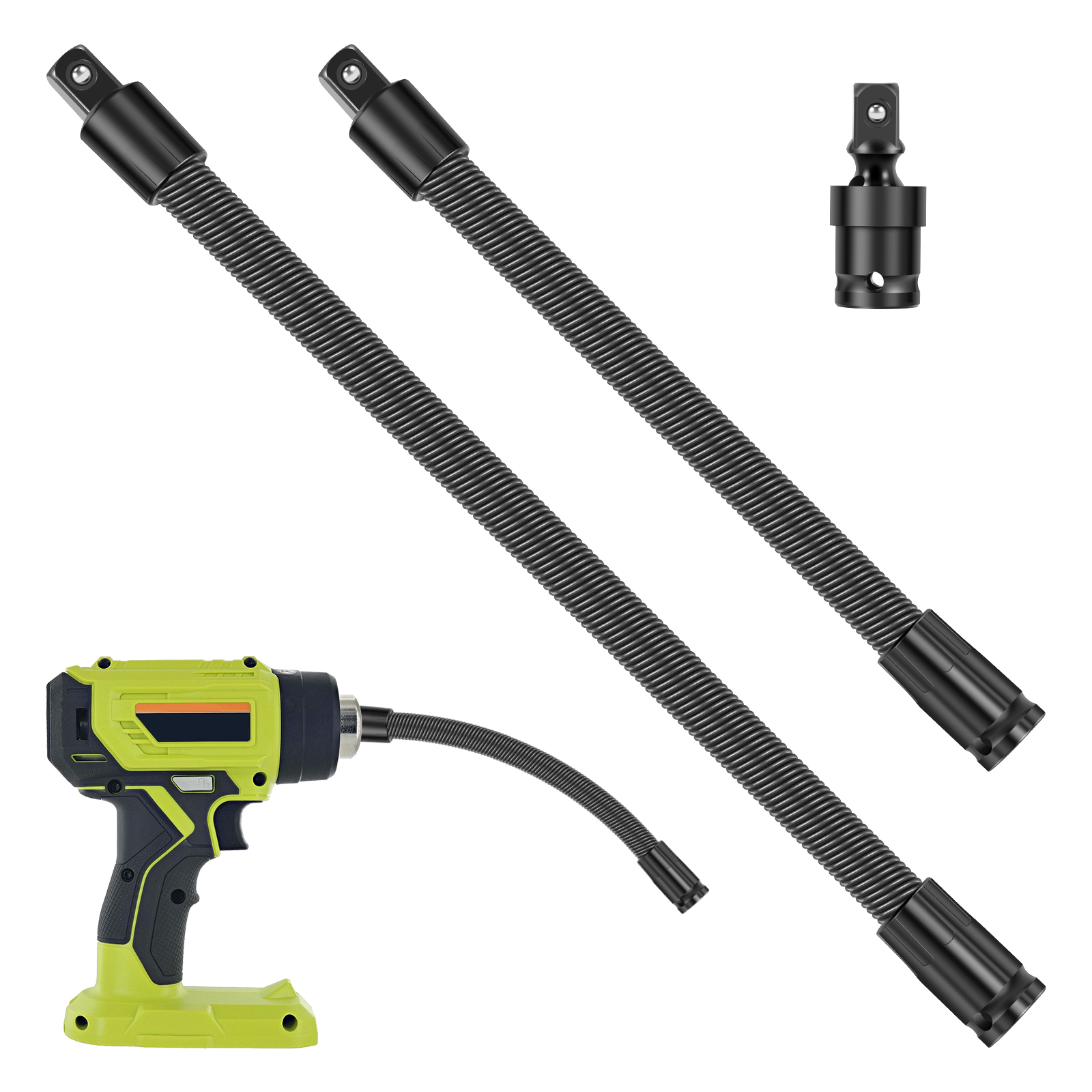 Spring Bar Tool - 1/2 Flexibele Socket Verlengstuk Ratelveerstang 45