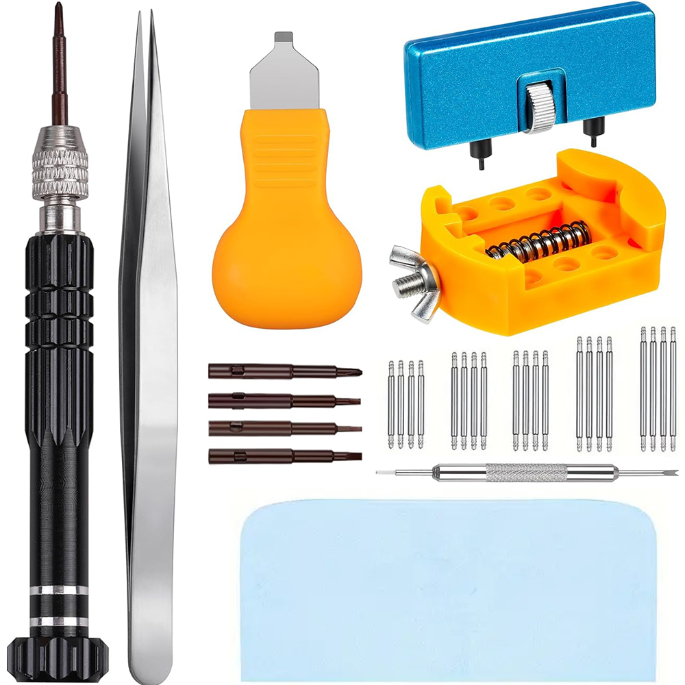 Spring Bar Tool - 32 Stuks Horloge Batterij Vervangende Kit