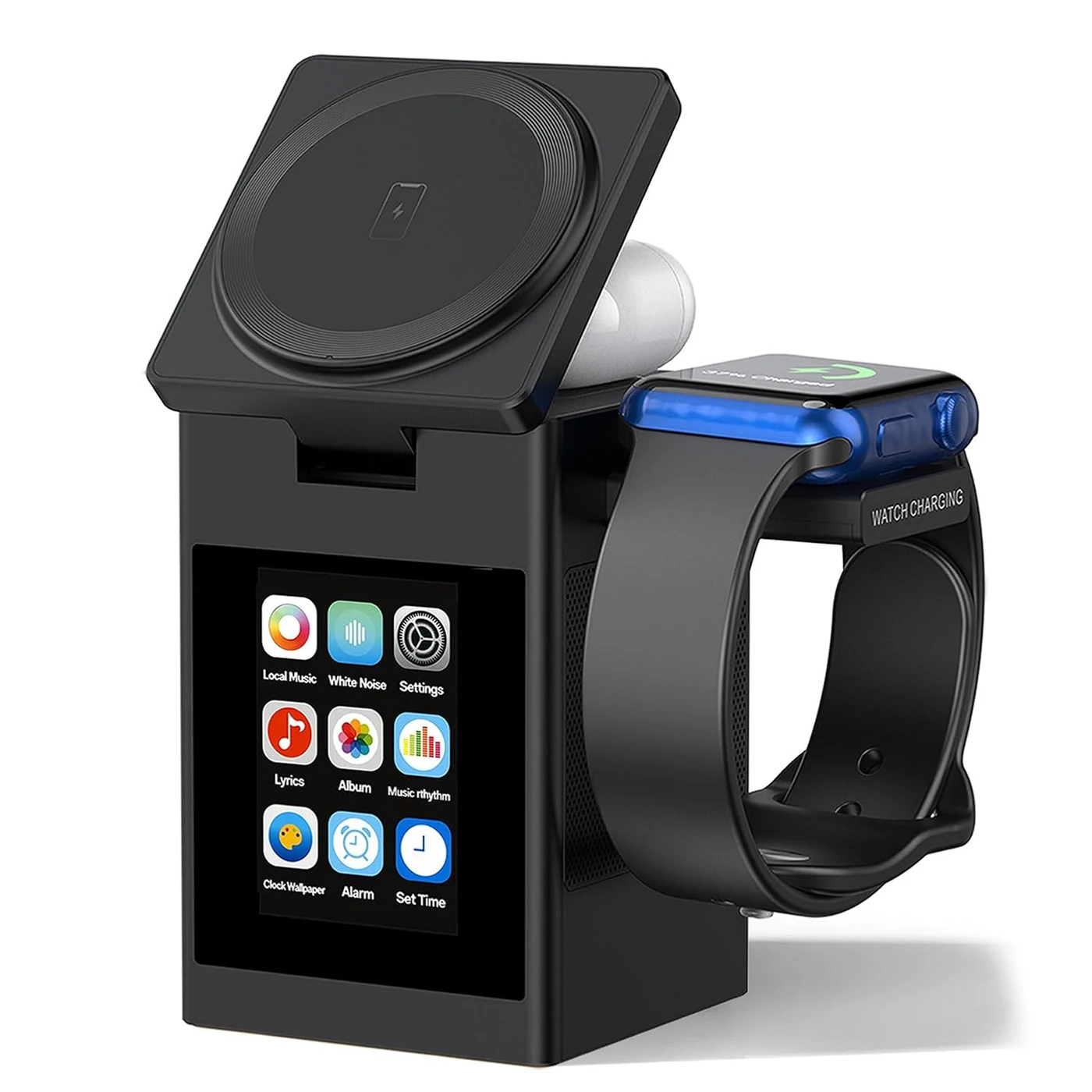 Smartwatch Watches With Bluetooth - LED Scherm Magnetische Draadloze Oplader Stand