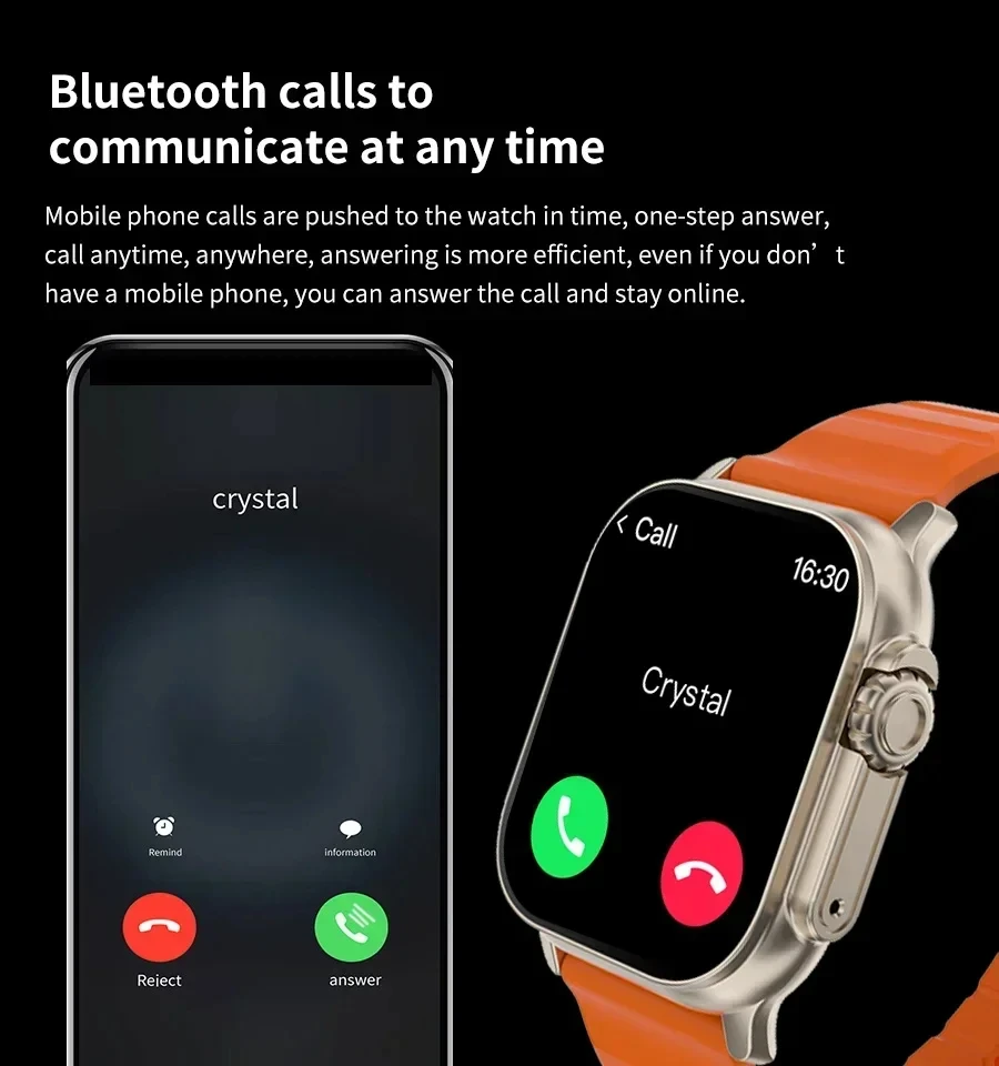Nieuwe Watch T10 Ultra Smartwa - Smartwatch Watches With Bluetooth recensie en prijs