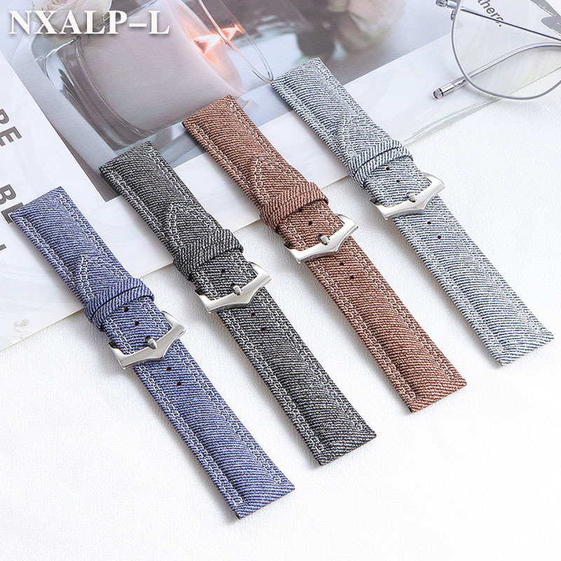 Denim Canvas Nylon Horlogeband - Omega Watches Smartwatch recensie en prijs