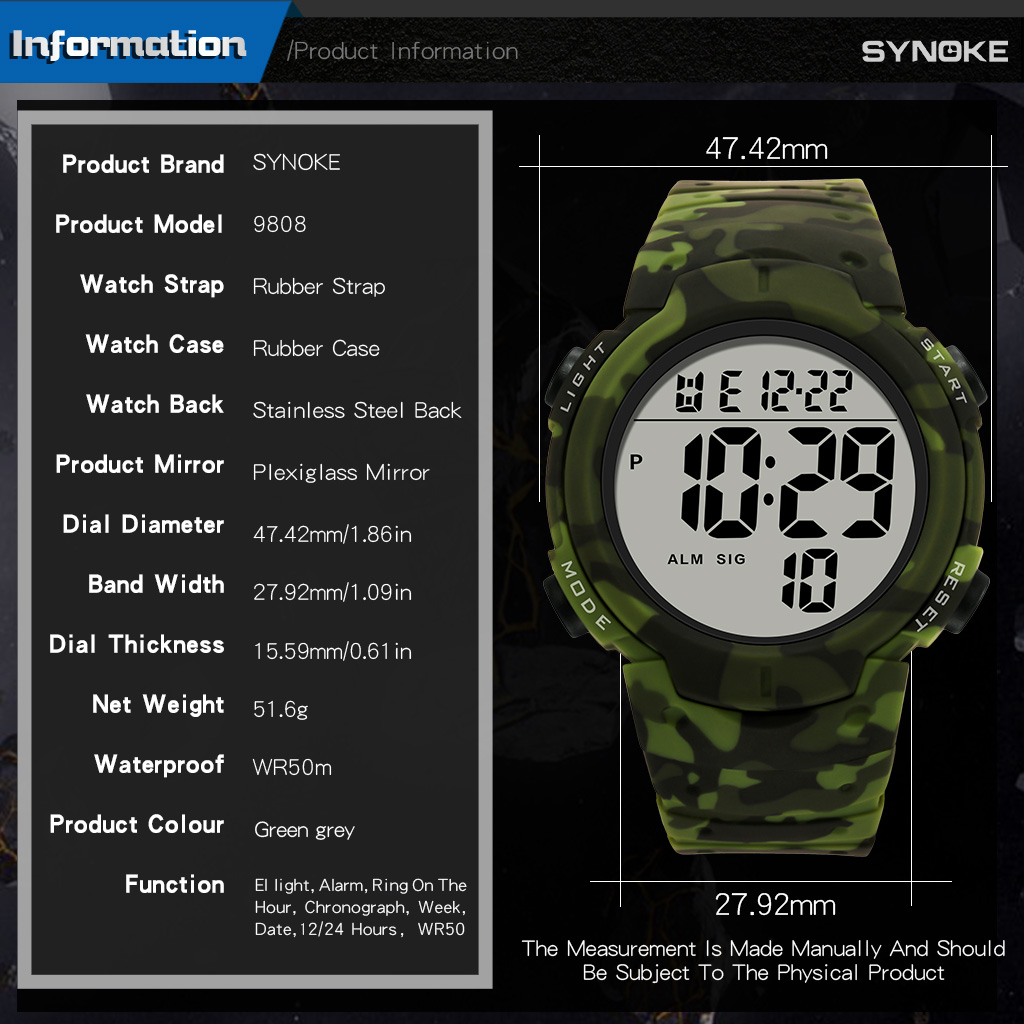 Camouflage Elektronisch Horlog - Tide Watch Surf recensie en prijs