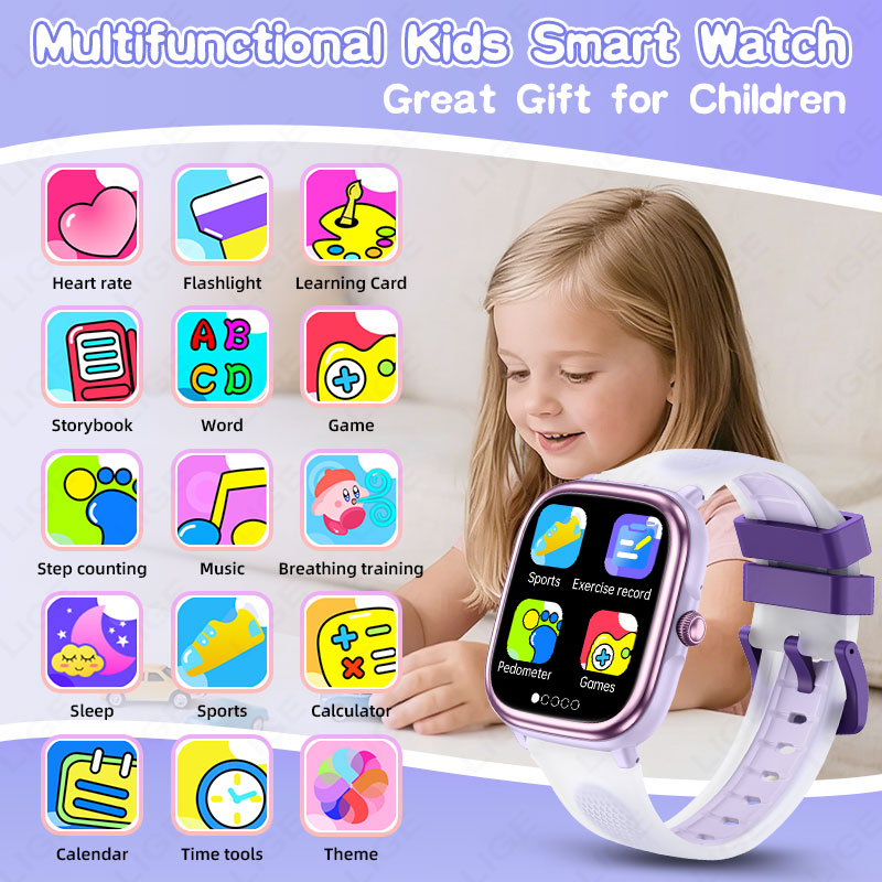 LIGE Kids Smart Watch 1.83 inc - French Connection Watches Smartwatch App recensie en prijs