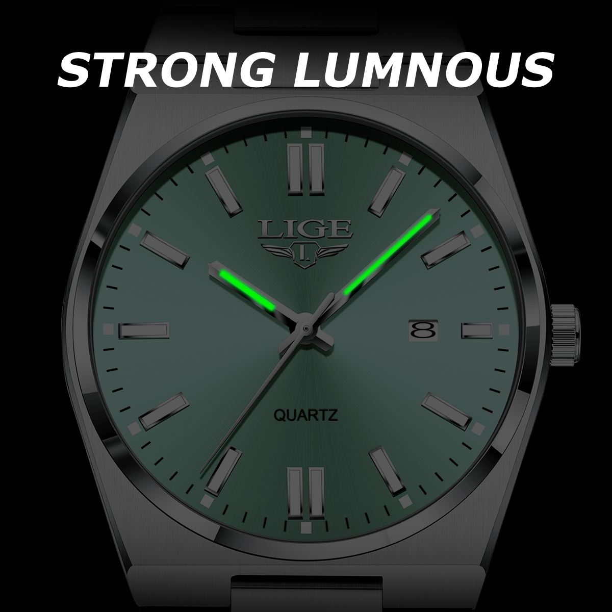 LIGE luxe merk herenhorloges s - Smartwatch Branded Watches For Men recensie en prijs