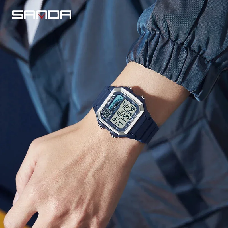 SANDA 6196 LED Sport Elektroni - Tide Watch Surf recensie en prijs