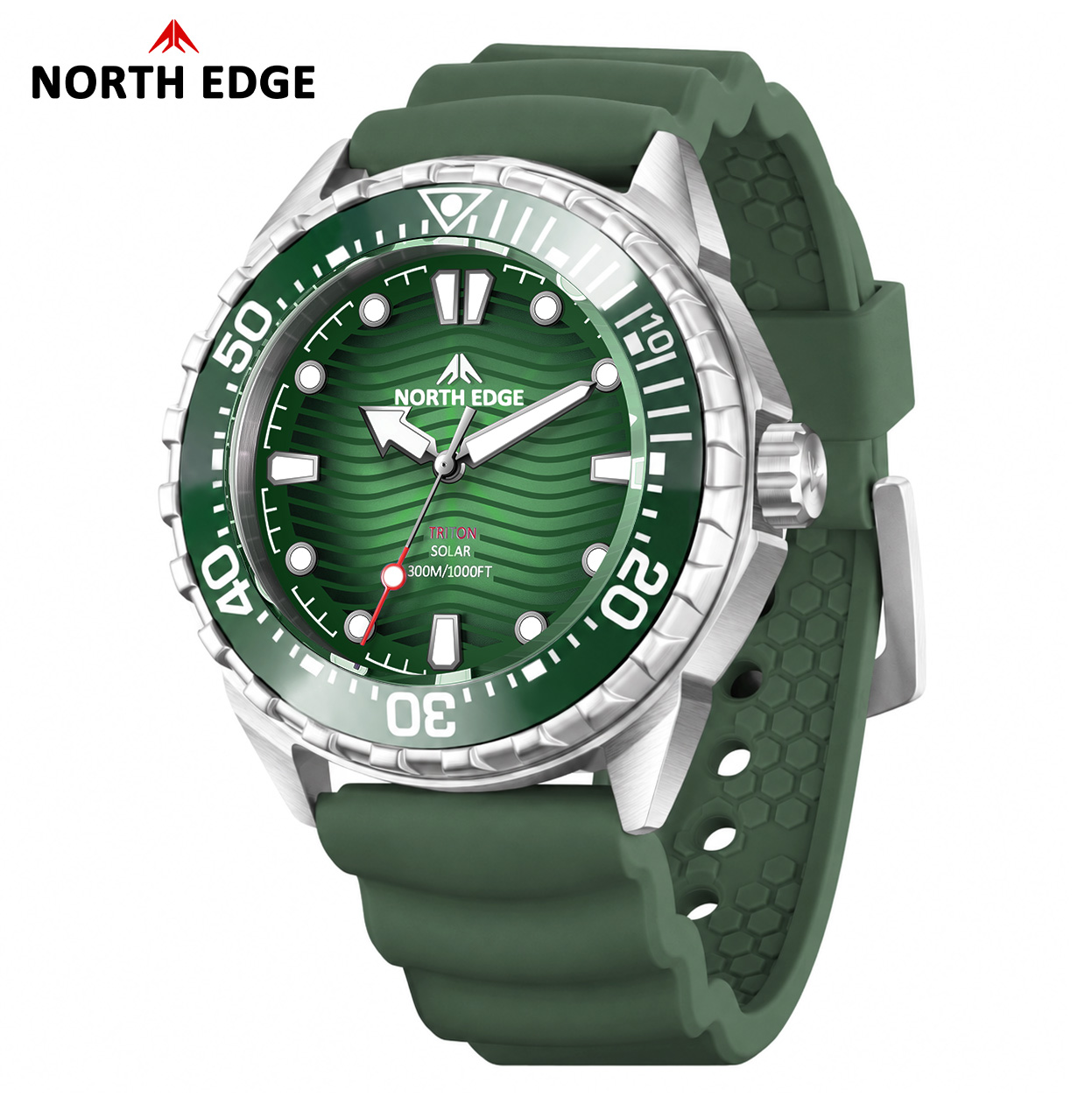 NORTH EDGE 2026 Nieuw TRITON D - Solar Powered Watch recensie en prijs