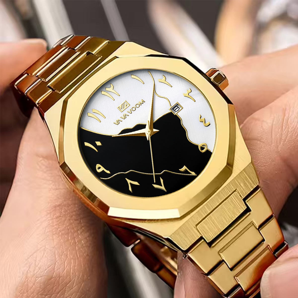 Topmerk herenhorloge marmeren  - Smartwatch Branded Watches For Men recensie en prijs