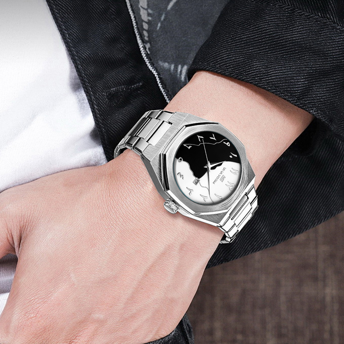 Topmerk herenhorloge marmeren  - Smartwatch Branded Watches For Men recensie en prijs