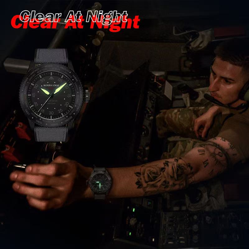 NORTH EDGE MAPLE Solar Quartz  - Solar Powered Watch recensie en prijs