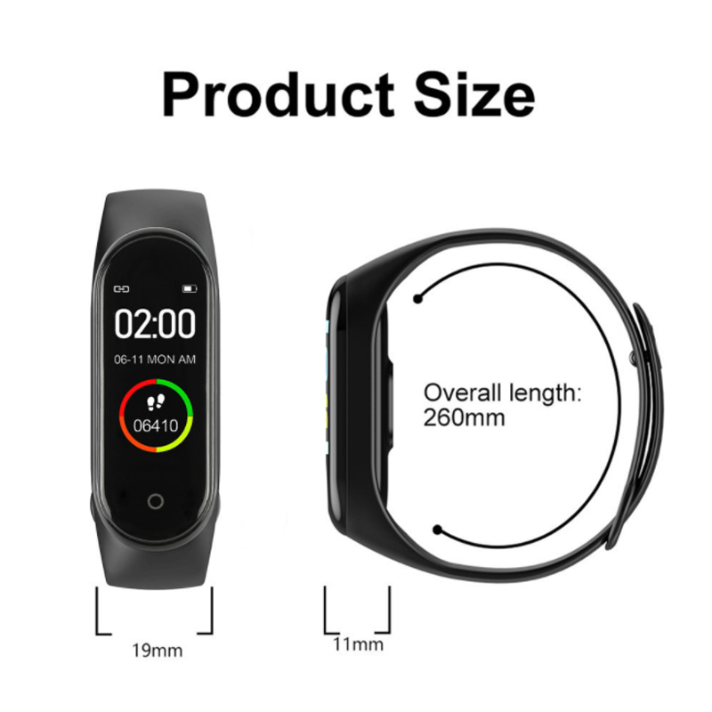 M4 Slimme Waaks Sport Polsband - Smartwatch Branded Watches For Women recensie en prijs