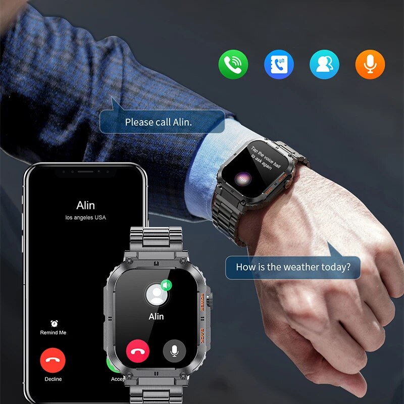 Lige Outdoor Sport Fitness Sma - Smartwatch Watches With Bluetooth recensie en prijs