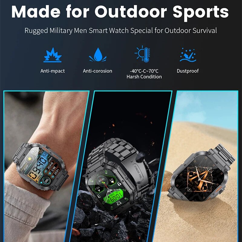 Lige Outdoor Sport Fitness Sma - Smartwatch Watches With Bluetooth recensie en prijs