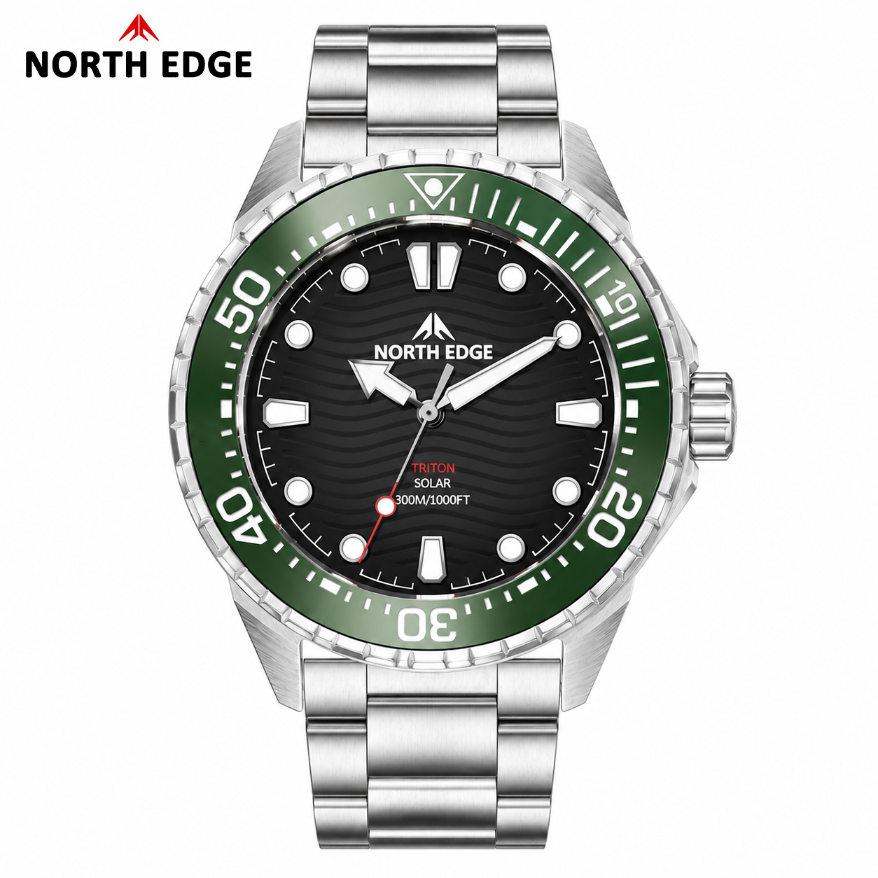 North Edge TRITON Duikhorloge  - Solar Powered Watch recensie en prijs