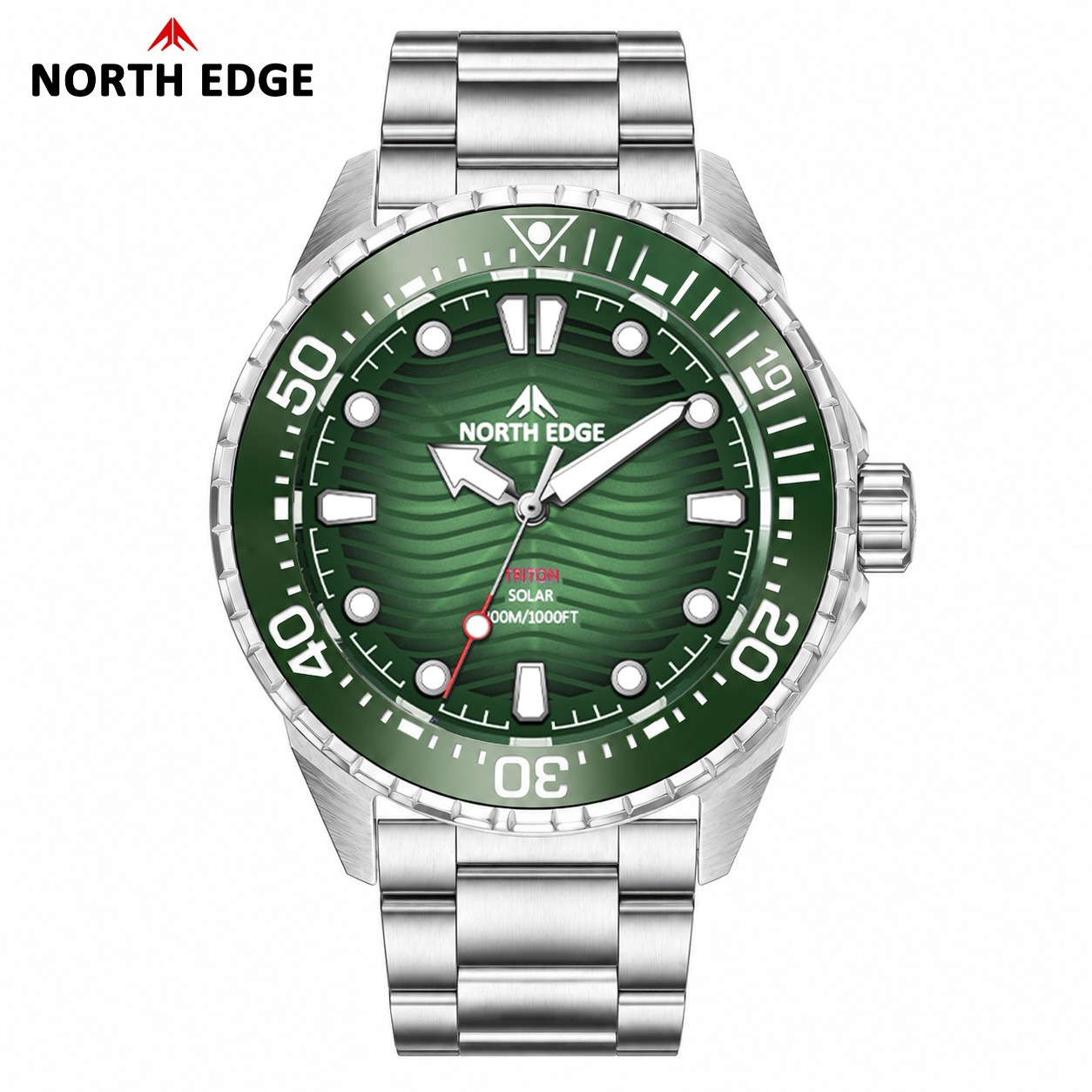 North Edge TRITON Duikhorloge  - Solar Powered Watch recensie en prijs