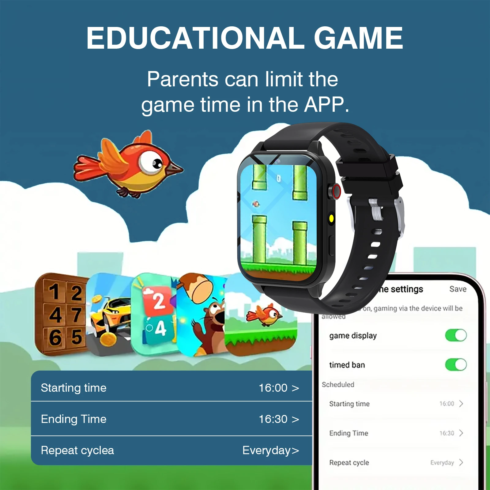 Smartwatch voor kinderen, 18 g - Smartwatch Watches For Kids recensie en prijs