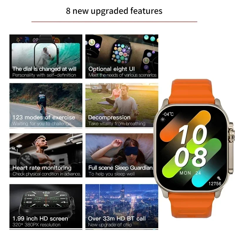 Lenovo T900 Ultra 3 Smart Watc - Smartwatch Watches With Bluetooth recensie en prijs