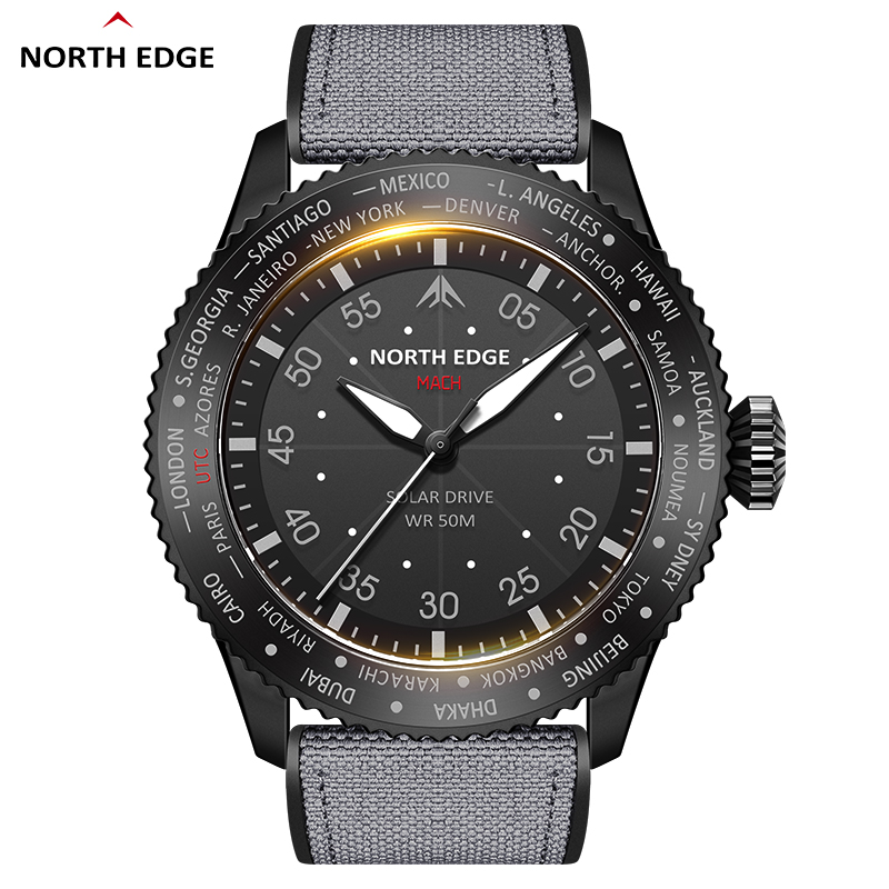 NORTH EDGE MACH Solar Power Qu - Solar Powered Watch recensie en prijs
