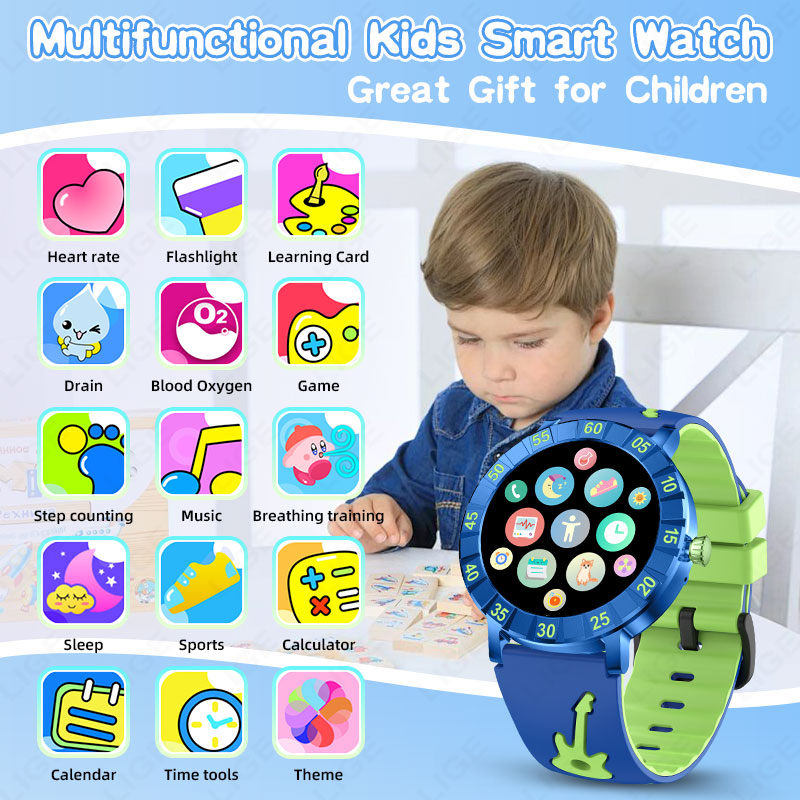 LIGE 2026 HRV Kids Smartwatch  - Smartwatch Watches Useful Gift For Boys recensie en prijs